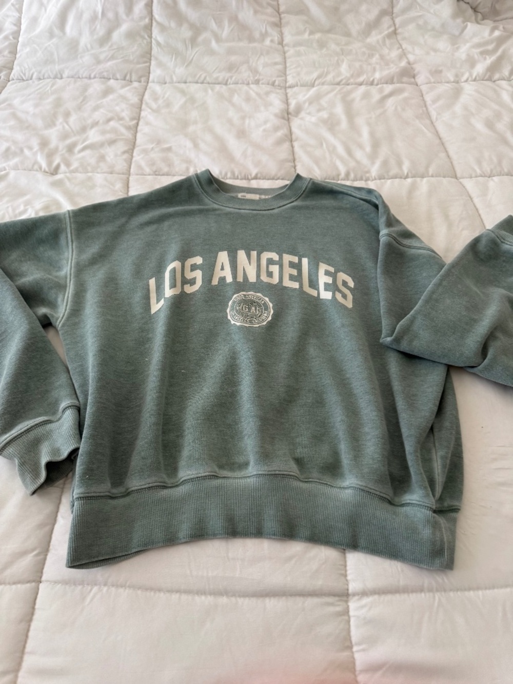 Good American Graphic Oversized Sweatshirt XS